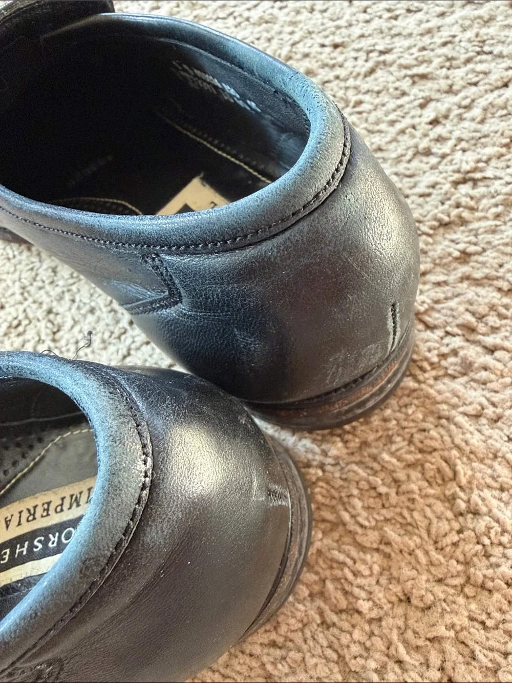 Florsheim Imperial Classic Black Leather Loafer Dress Shoe Mens 8D